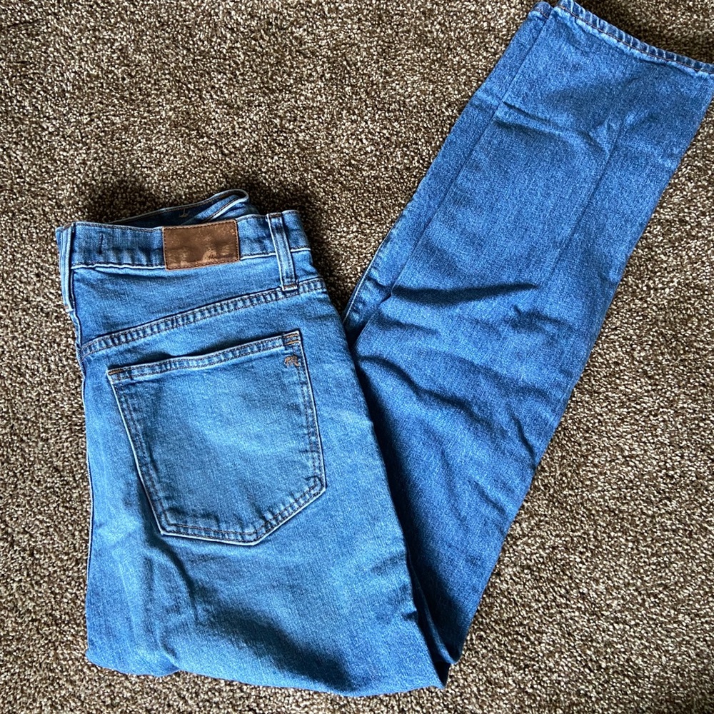 Madewell high rise slim boy jean